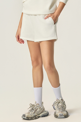 Women's Mid-Rise Drawstring Shorts - Side Pocket Y2K Pants