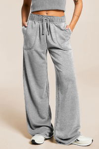 High-waisted, machine-washable long pants