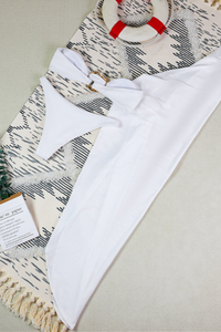 Women's Sexy Metal Button High Slit Cover-up Set - 3pcs