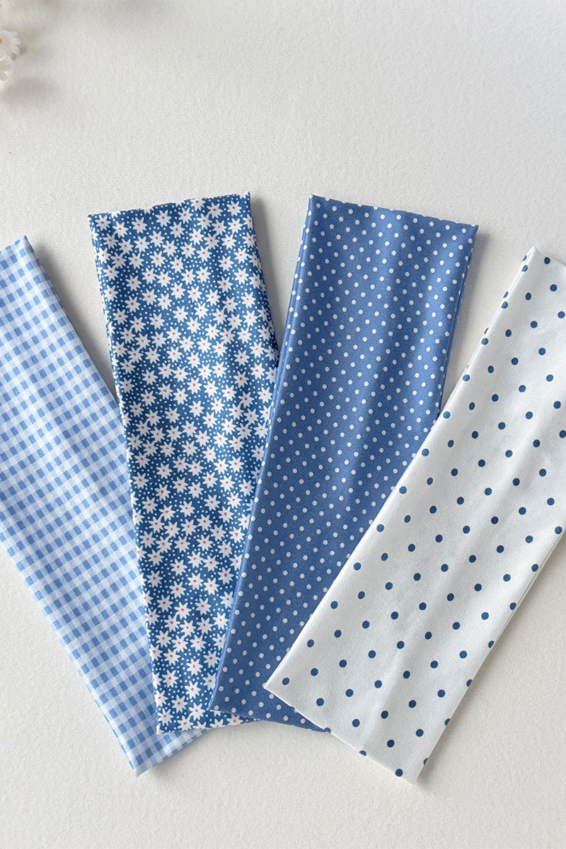 Women's Southern Style Soft Stretchy Printed Wide Headband