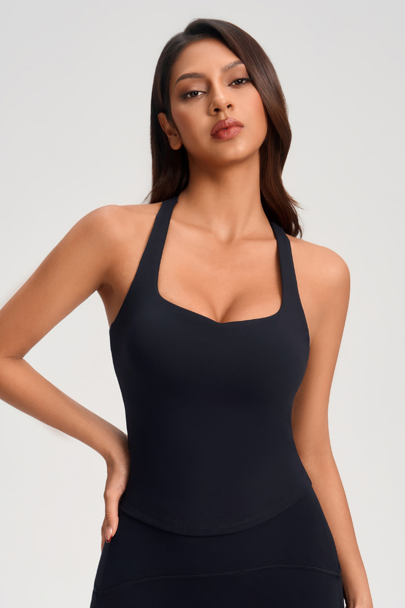 Women's U-neck  Racerback Sports Tank Top