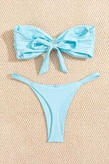 Women's Summer Starfish Bandeau Beach Bikini Set