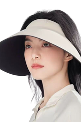 Women's Oversized Brim Foldable UV Protection Sun Visor