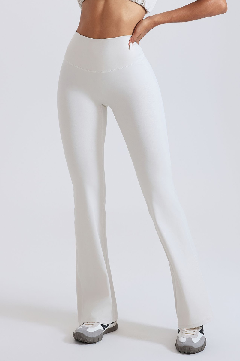 Women’s High-Waist Fitness Flare Pants.