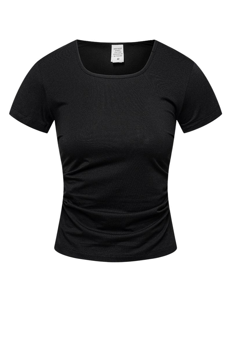 Women's Square Neck Short Sleeve T-Shirt