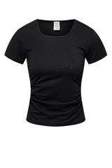 Women's Square Neck Short Sleeve T-Shirt