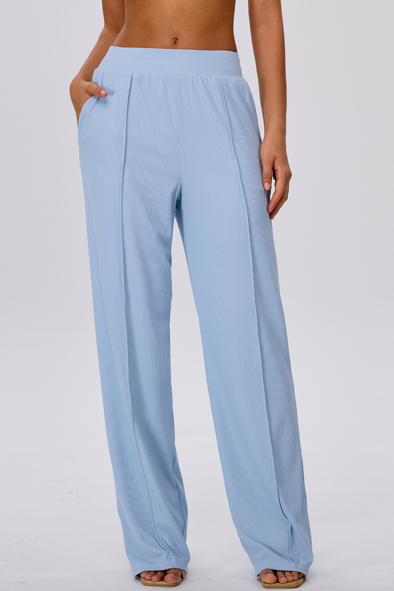 Women's Athletic Side Pocket Loose Casual Yoga Pants
