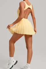 Women's back-revealing sporty dress