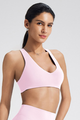 Women's U-Neck Racerback Bare Feel Sports Yoga Bra