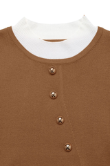 Women's Color-Blocked Knit Sweater