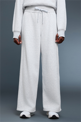 Women's fleece-lined loose casual pants