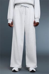 Women's fleece-lined loose casual pants