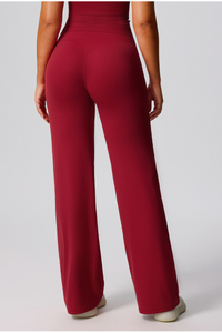 Women's Tank Top Straight Pants Exercise Yoga Two-piece Sets