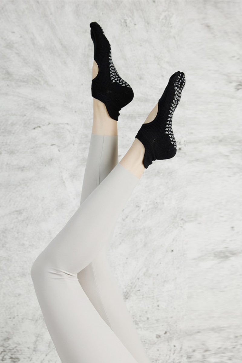 Women's Cut-Out Pilates Yoga Grip Five-Toe Socks