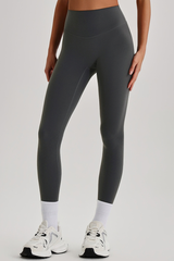 Women's Athletic High Waist No Front Seam Yoga Leggings