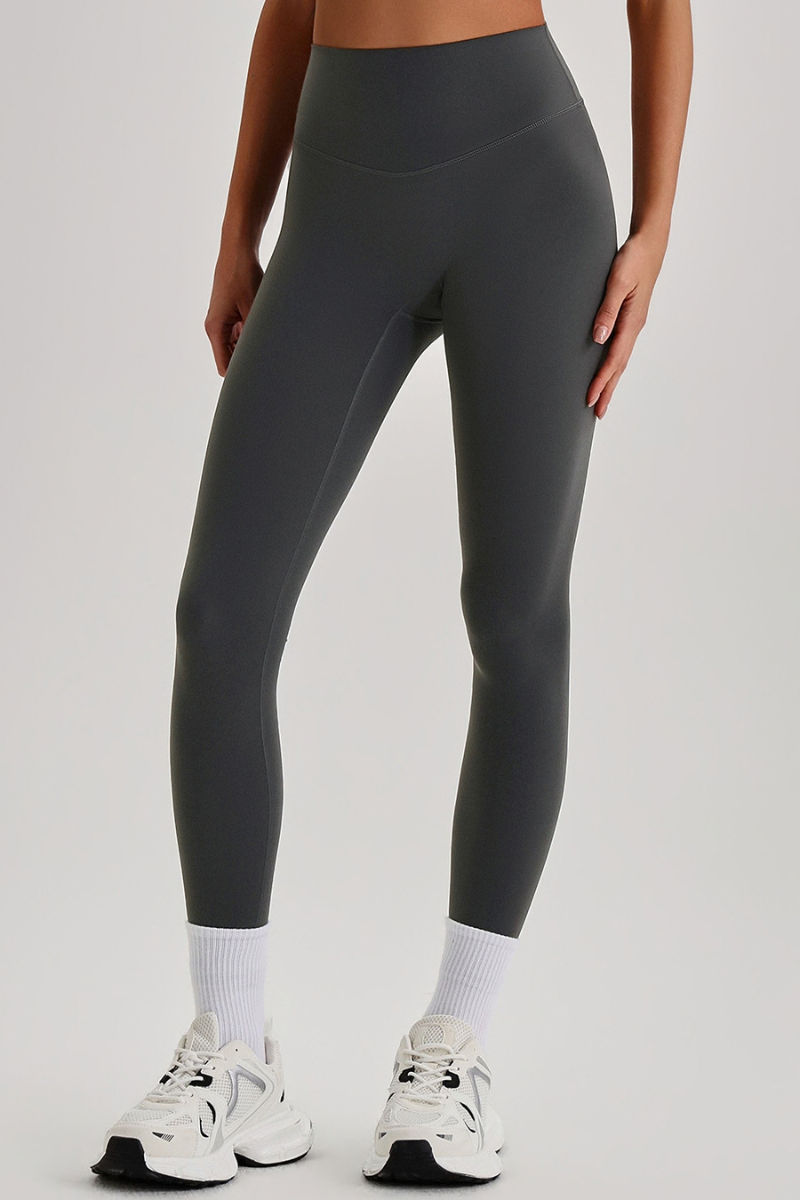 Women's Athletic High Waist No Front Seam Yoga Leggings