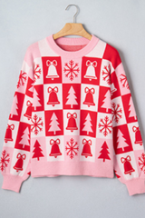 Women's Fall/Winter Christmas Gift Crew Neck Sweater