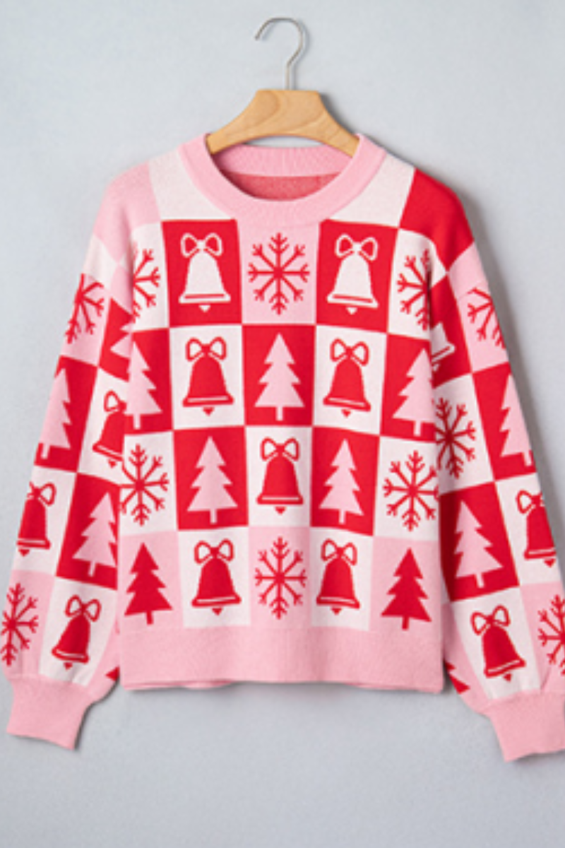 Women's Fall/Winter Christmas Gift Crew Neck Sweater