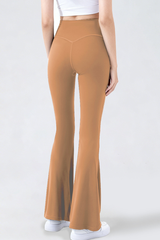 Women's Athletic High-waist Drawstring Flare Pants