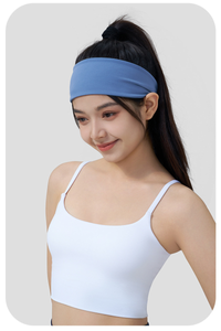 Women's solid color sports headband