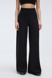 Women's High Waist Tummy Control Wide Leg Athletic Pants