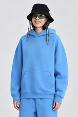 Women's Fall 350G Heavyweight Oversized Drop‑Shoulder Hoodie
