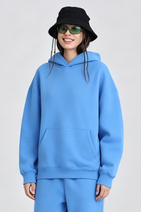 Women's Fall 350G Heavyweight Oversized Drop‑Shoulder Hoodie