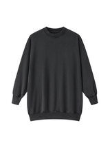 Women's Fall 100% Cotton Drop-Shoulder Long Sweatshirt Dress