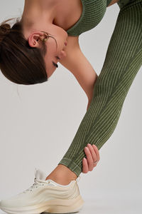 Seamless Peach Butt Yoga Pants Set