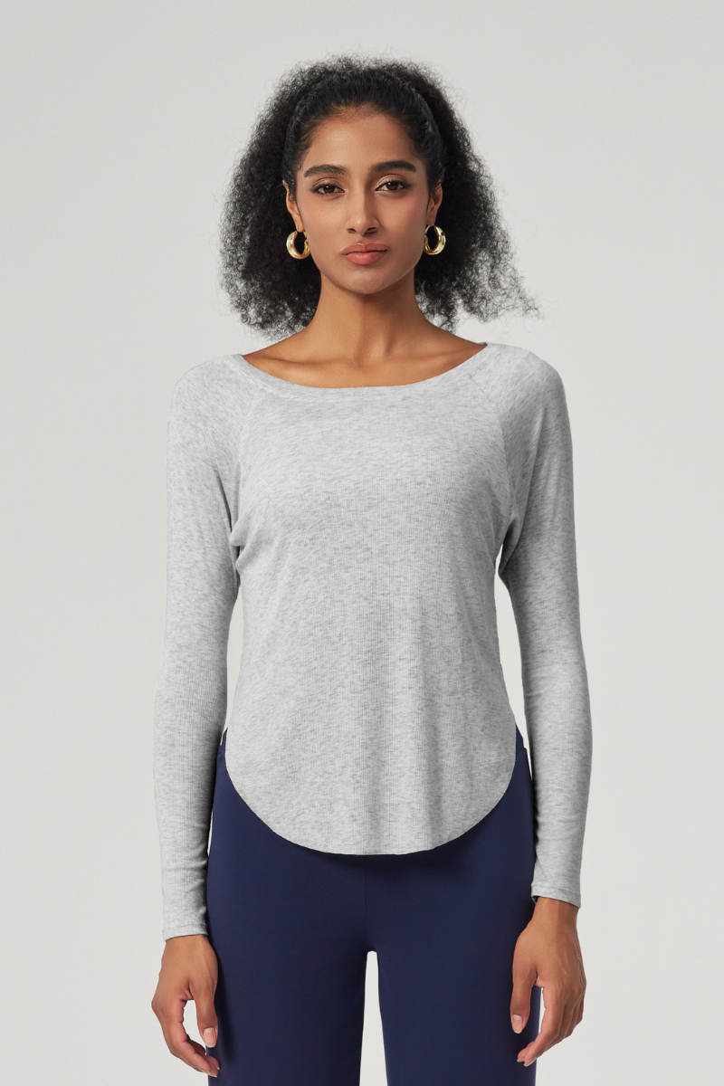 Women's Modal Round Neck Long Sleeves Top
