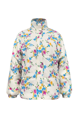 Women's floral pattern cotton jacket.