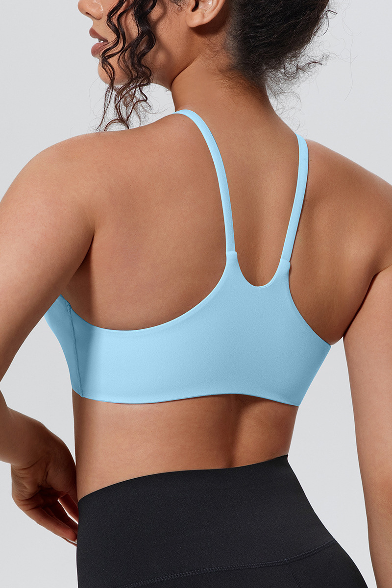 Women's Sport U-neck Slim Shoulder Straps Push Up Bra