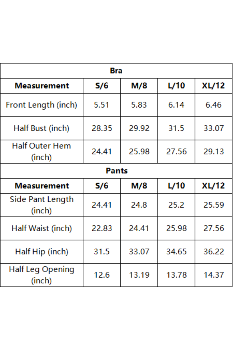 Women's Fake Two Piece Bra & High Waist Capri Leggings Set