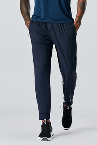 Men's Mesh Panel Reflective Jogger Quick Dry Athletic Jogger