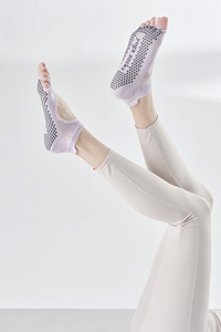 Women's Mesh Breathable Open-Toe Yoga Grip Five-Toe Socks