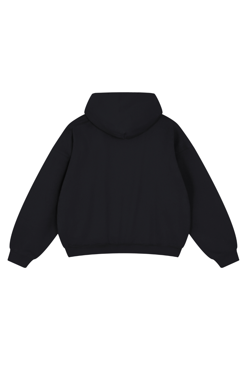 Unisex Fall Fleece Drop Shoulder Pullover Hooded Sweatshirts