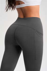 Women's Double-Brushed Pocket Athletic Leggings