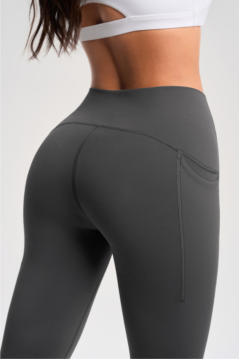 Women's Double-Brushed Pocket Athletic Leggings
