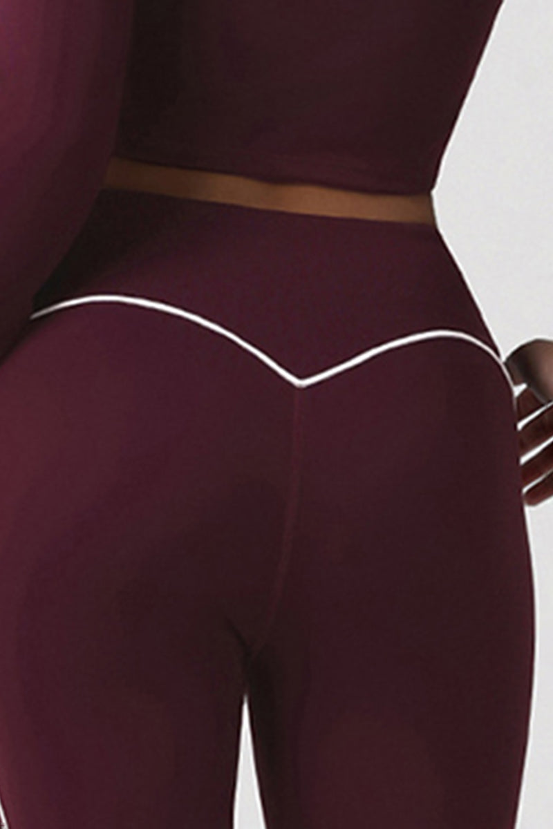 Women Yoga Set: Crop Top & Leggings