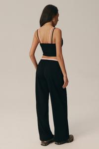 Women's Polka Dot Yoga Sets:Layered-Look Cami & Pants