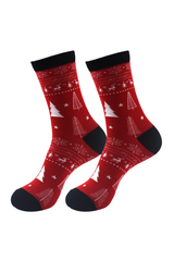 Unisex Christmas Fun Jacquard Crew Socks