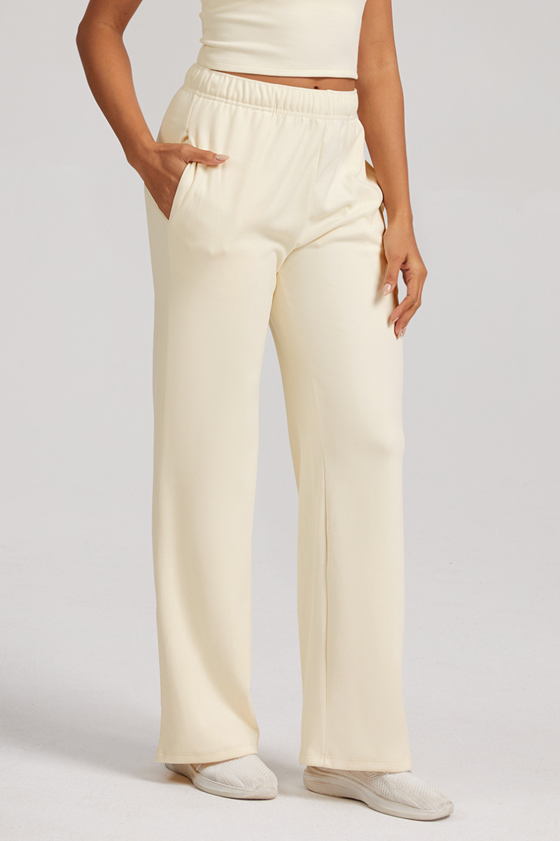 Women's  high-waist drawstring sweatpants