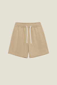 Unisex Solid Straight Shorts - Loose Drawstring Gym Shorts