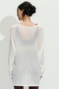 Women's Spring Outdoor Sheer Henley V-Neck Long Sleeve Top