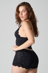 Women's Floral Lace Camisole And Shorts Two-Piece Set