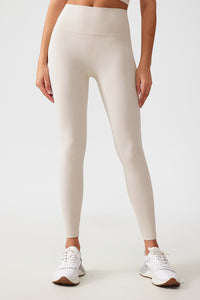 Women Free Size Nude Hip Lifting Shaping Fitness 9/10 Yoga Pants