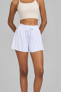 Anti-revealing yoga pants or shorts