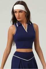 Women's Sports Leisure Tennis Skirt Set