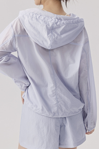 Women's Lightweight Sunscreen Sets:Hoodie And Shorts