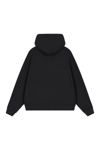 Unisex Fall Boxy Fit Waffle Texture Pullover Relaxed Hoodie